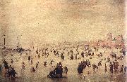 AVERCAMP, Hendrick Skaters   bggbb USA oil painting reproduction